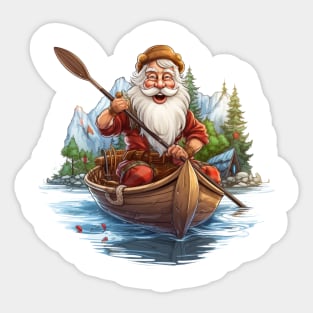 Funny Santa Claus #2 Sticker